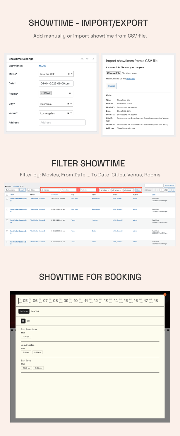 Movies - Booking Tickets WordPress Theme