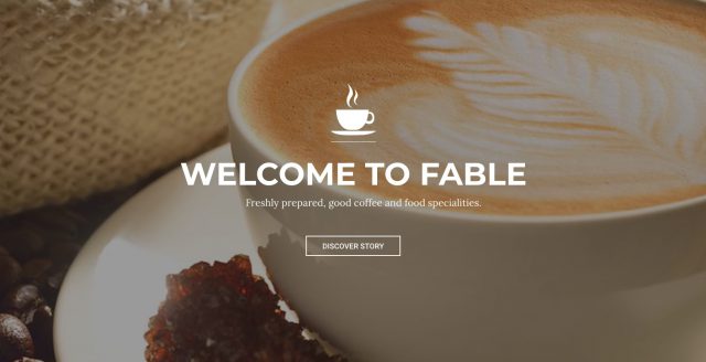 Restaurant Bakery Cafe Pub WordPress Theme – Fable Template