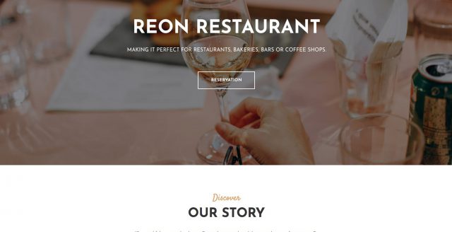 Restaurant WordPress Theme – Reon Template