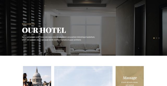 Hotel Booking WordPress Theme – Hozing Template
