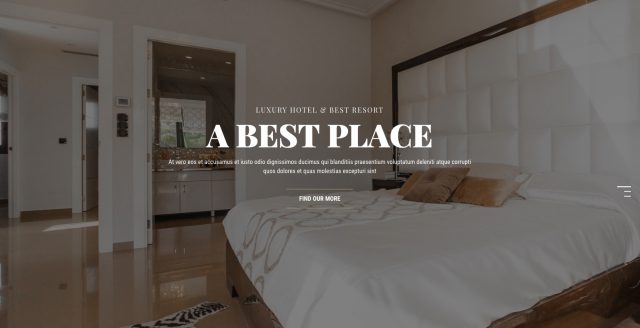 Hotel Booking WordPress Theme – Hozing Template