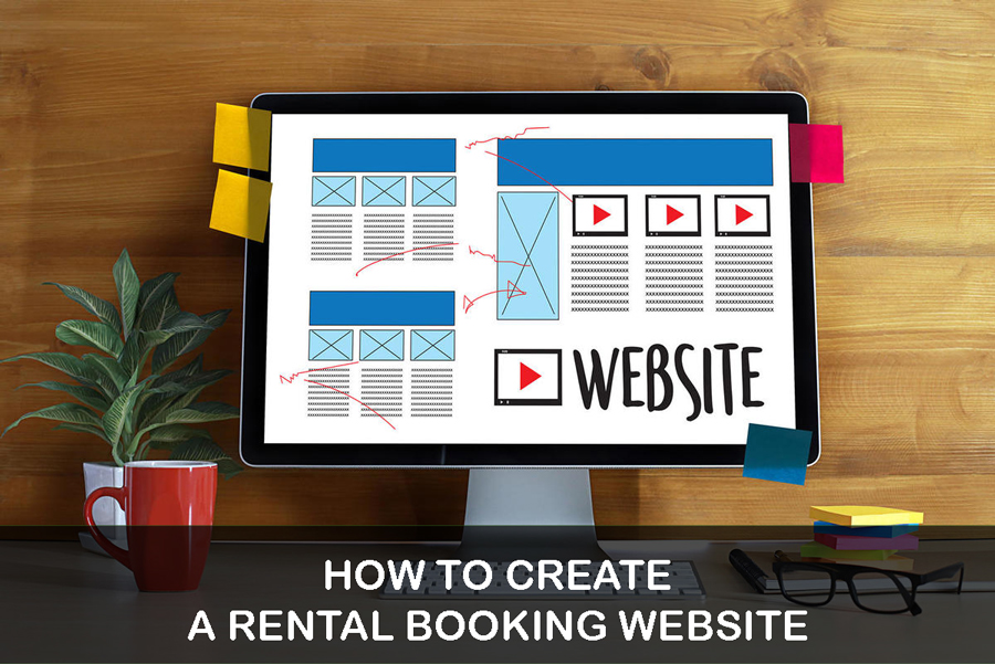 how to create a rental booking website