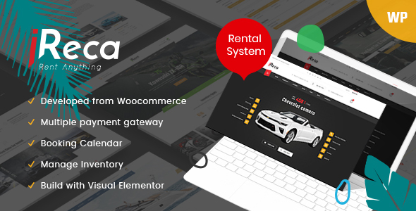 Discover Ireca Car Rental WordPress Theme that has everything you need to establish a smooth, user-friendly rental booking site