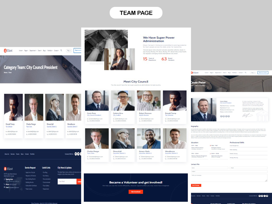 Egovt Municipal WordPress Theme