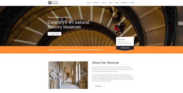 Best Art Gallery and Museum WordPress Theme