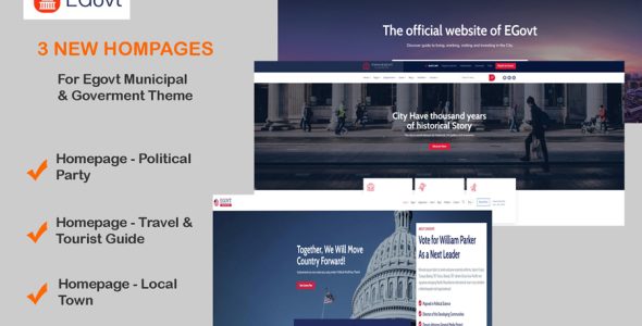 Egovt Municipal WordPress Theme