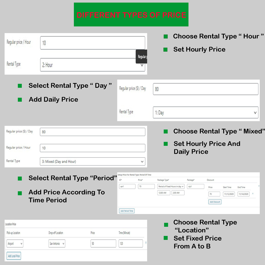 BRW rental booking WordPress plugin