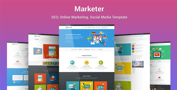 Marketer – SEO Digital Marketing WordPress Theme supports Megamenu, integrated with WPBakery Page Builder