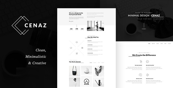 CEZAN Multipurpose WordPress Theme with modern and minimalistic design, full features to build a site for any businesses