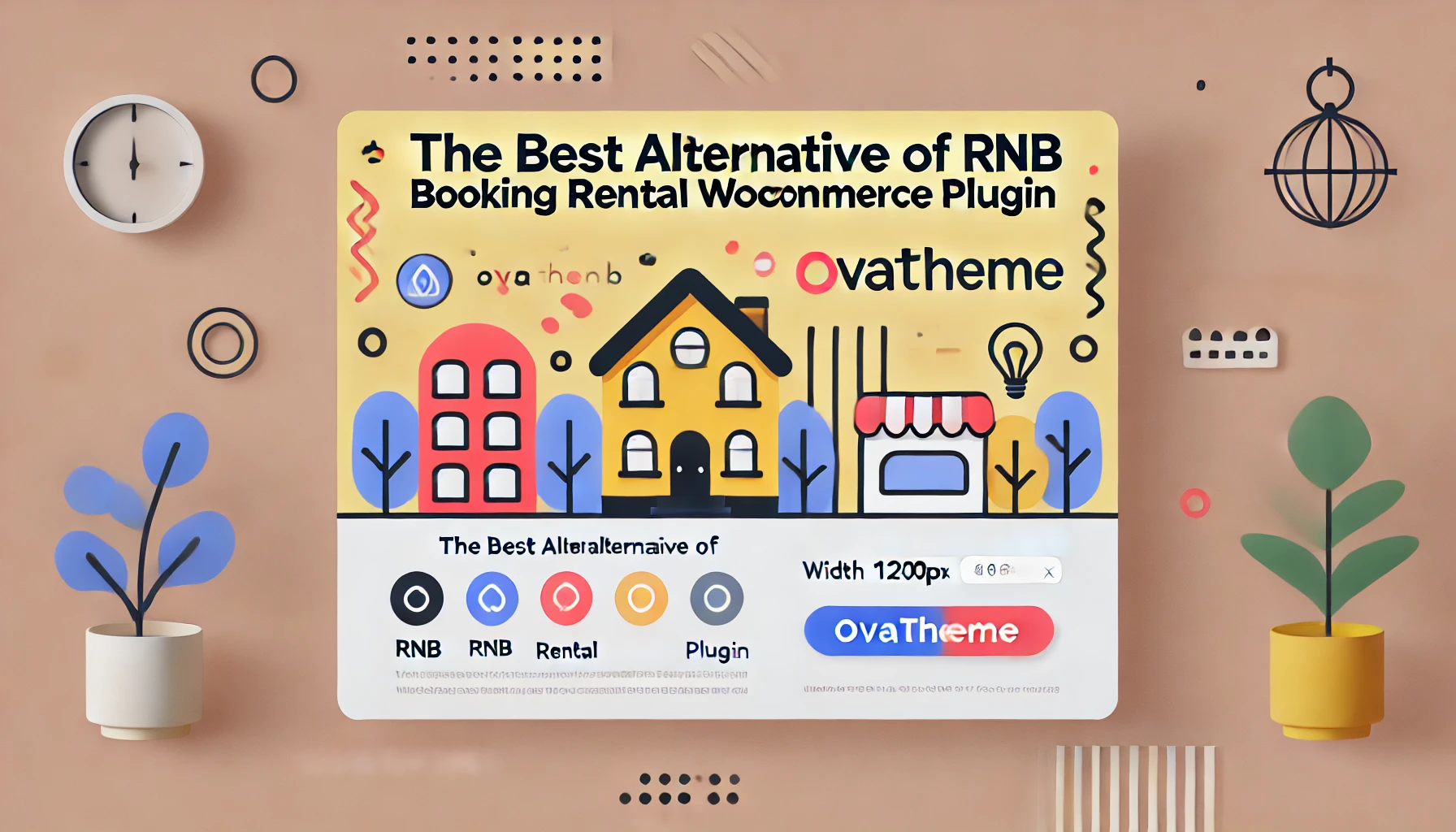 BRW Booking Rental WooCommerce Plugin is the best Alternative of RnB