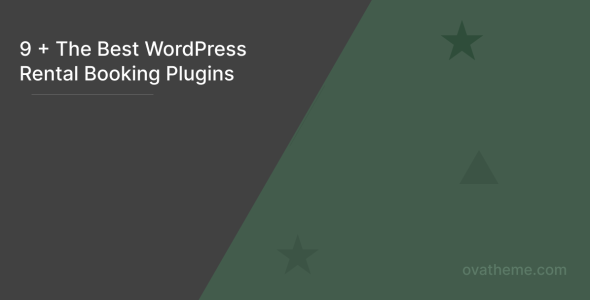 9+ The Best WordPress Rental Booking Plugins