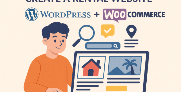 create a rental website with WordPress + WooCommerce