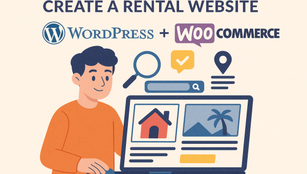 create a rental website with WordPress + WooCommerce