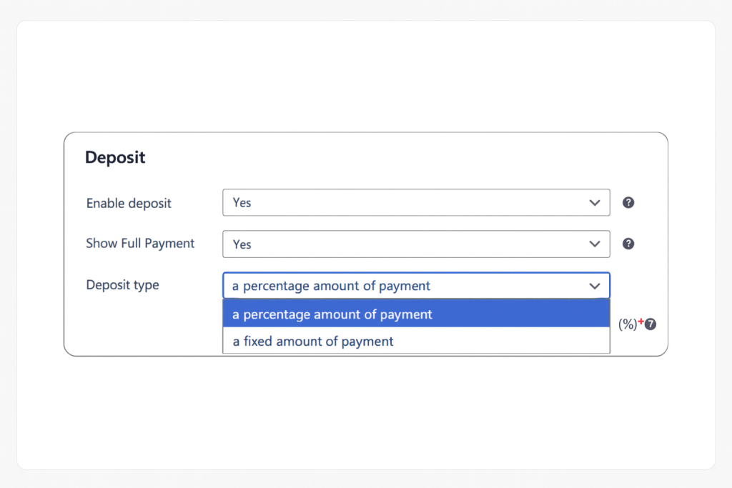 rental plugin deposit payment