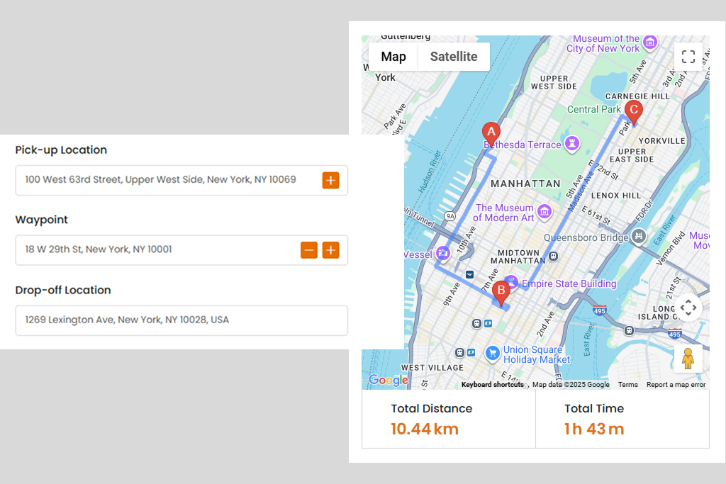 BRW Taxi Booking Plugin WooCommerce