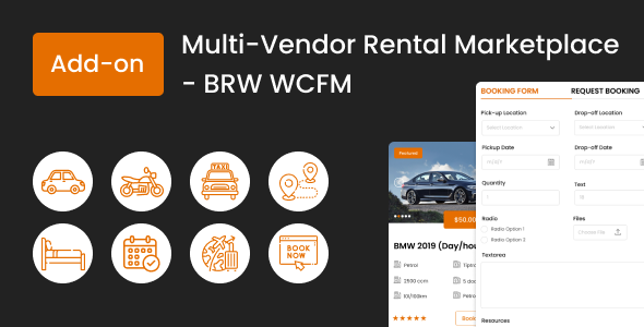 Multi-Vendor Rental Marketplace - BRW WCFM