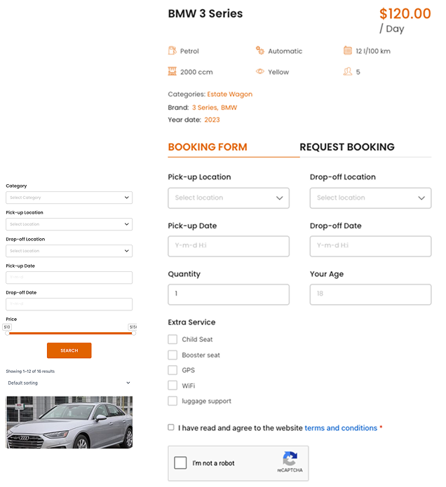 WooCommerce Booking Plugin for Rentals and Services - BRW