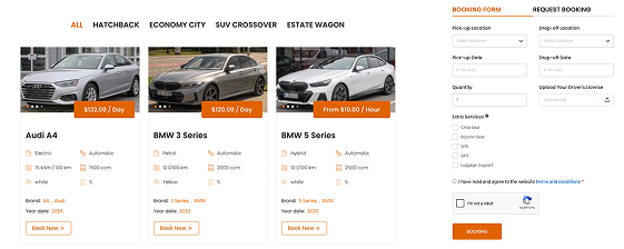 WooCommerce Booking Plugin for Rentals and Services – BRW