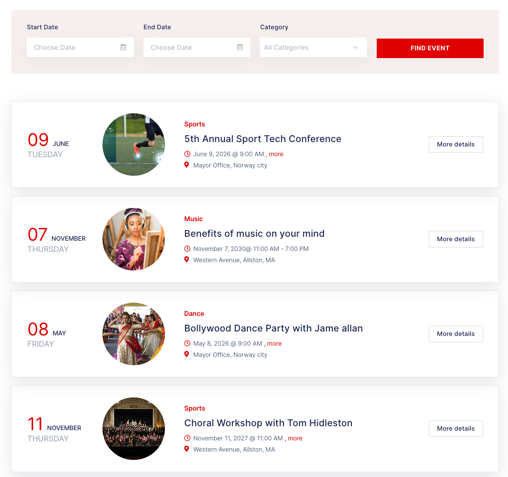 card events template style 6