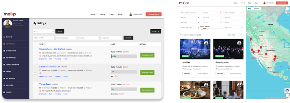  Event Marketplace WordPress Theme  - Meup