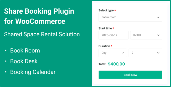 Coworking Booking Plugin for WooCommerce - Ovatheme