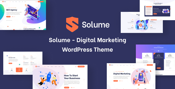 Creative Agency WordPress Theme - Solume