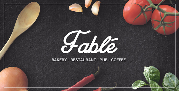 Bakery WordPress Theme - Fable
