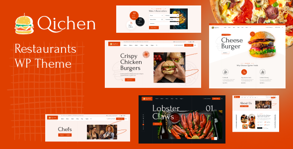 Fast Food WordPress Theme - Qichen