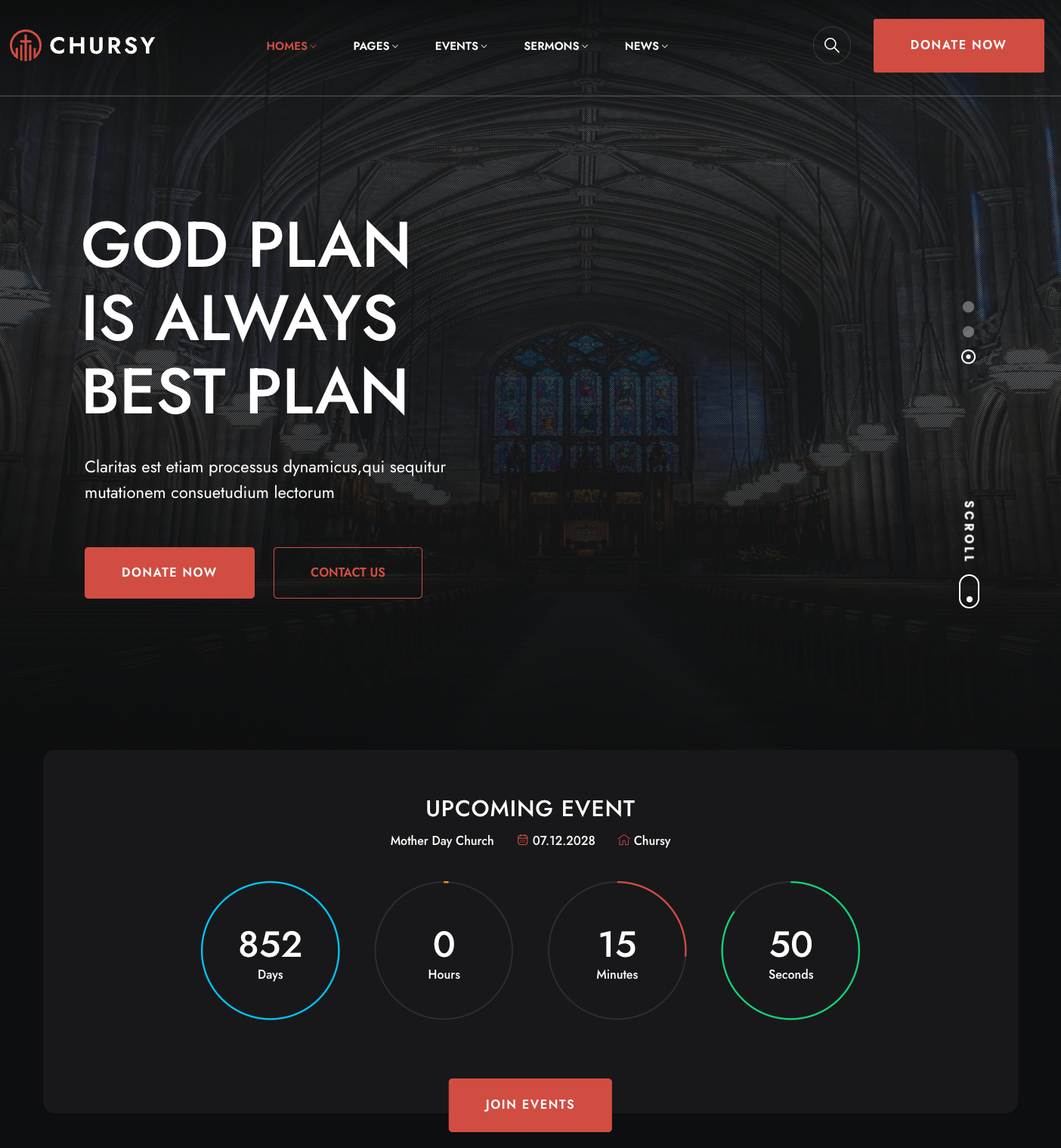 Church WordPress Theme - Chursy