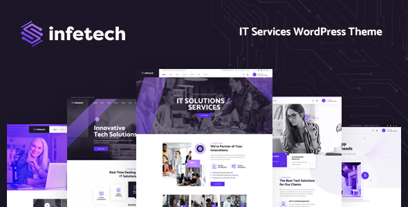 IT Company WordPress Theme - Infetech