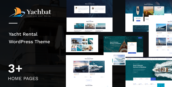 Yacht Rental WordPress Theme - Yachbat