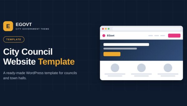 City Council Website Template