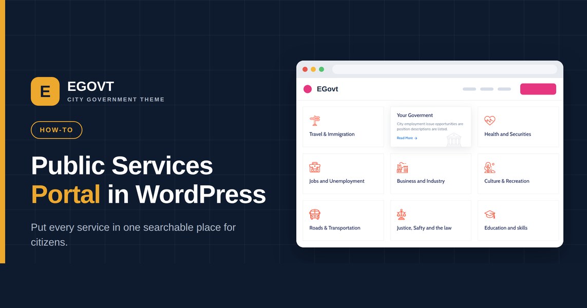 How to Build a Public Services Portal in WordPress