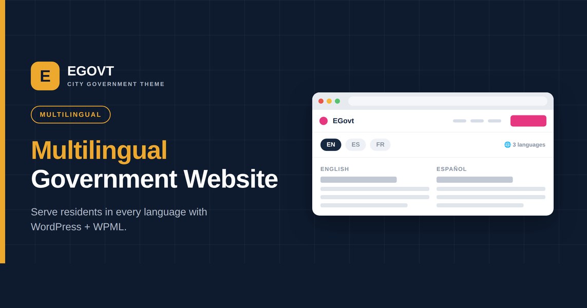 How to Build a Multilingual Government Website