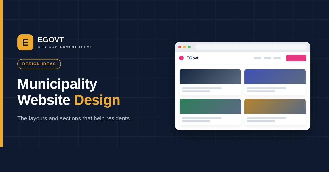 Municipality Website Design