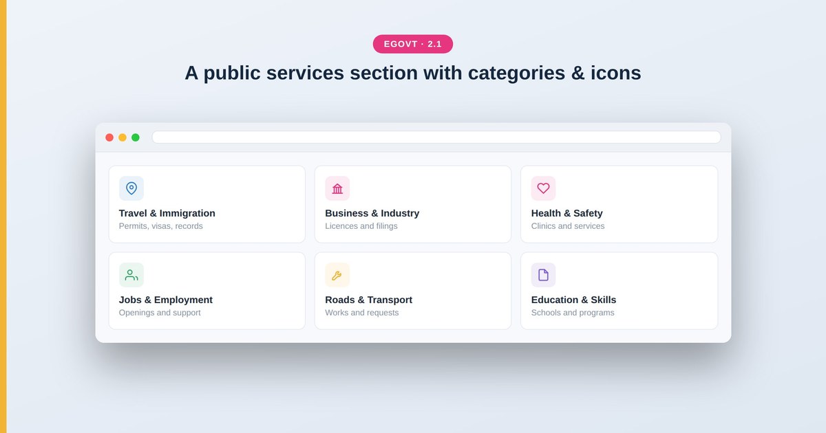 Adding online public services in WordPress with the Egovt Service Manager